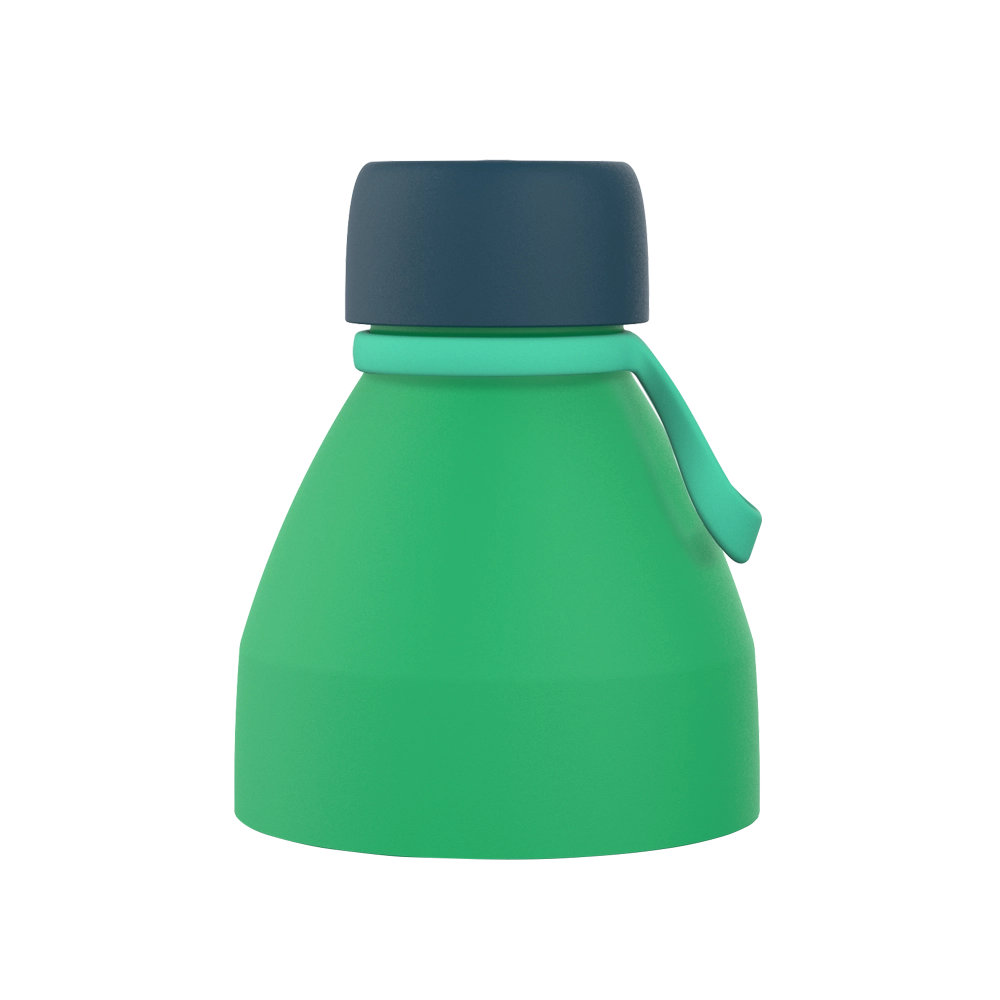 Helix Bottle Lid - Stainless Steel | Emerald