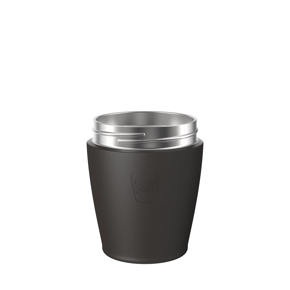 Helix Stainless Steel Base - S 8oz | Black