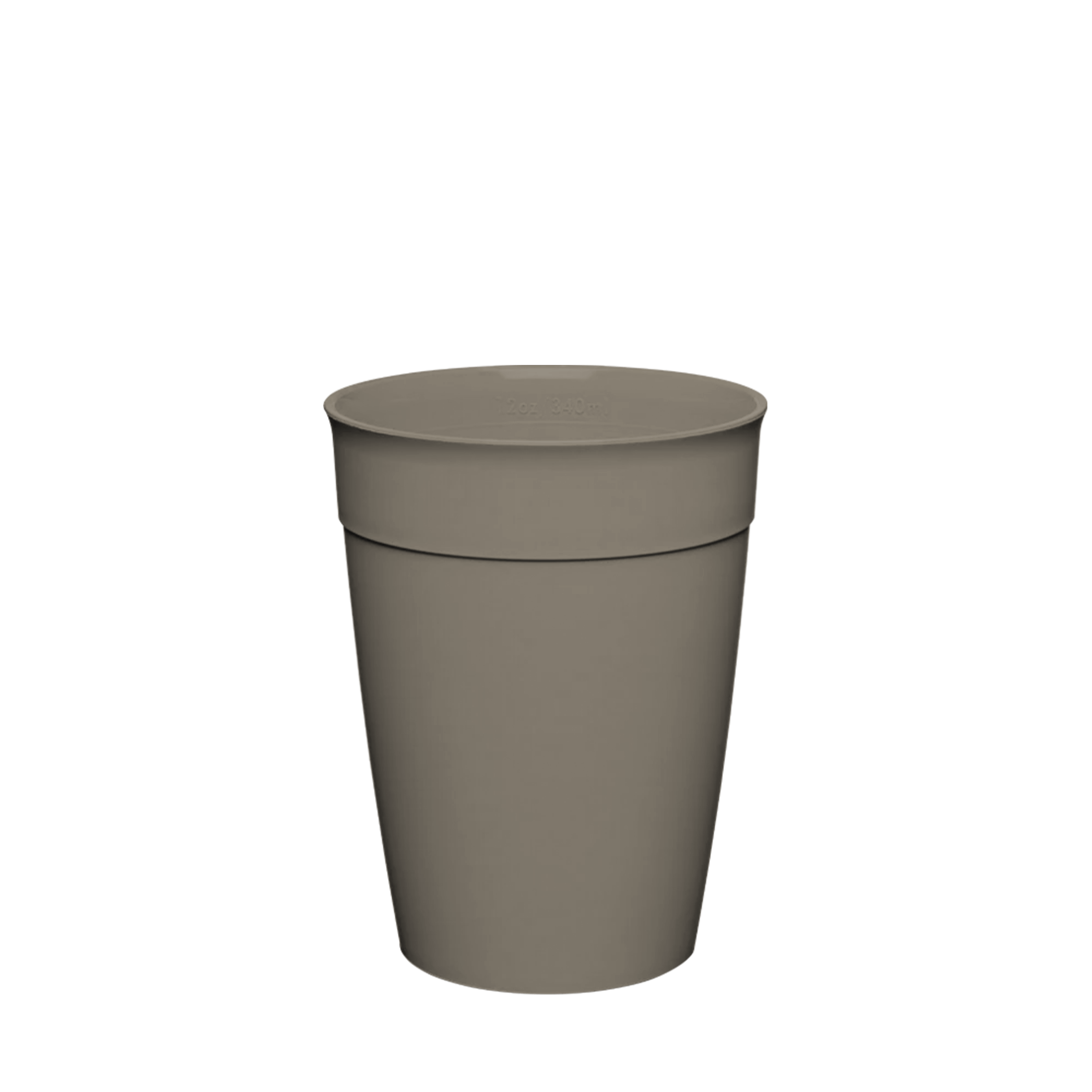 Original Plastic Cup Base - M 12oz | Warm Grey