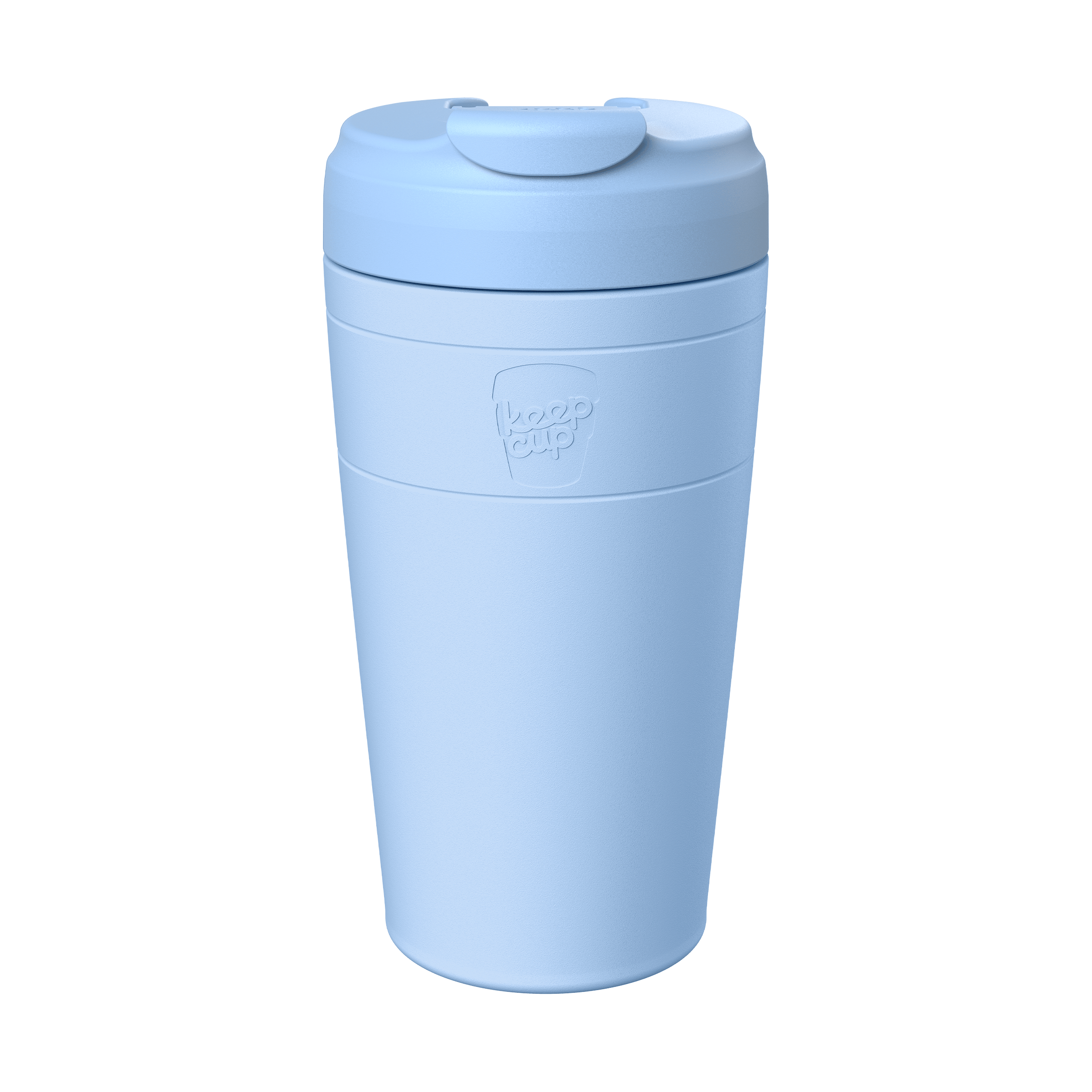 Orchid Commuter travel mug with a lid on a transparent background