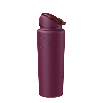 700ml Mulberry water bottle on a transparent background