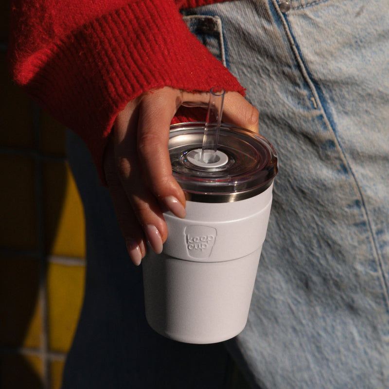 KeepCup Thermal Cold Cup White | Insulated Iced Coffee Cup