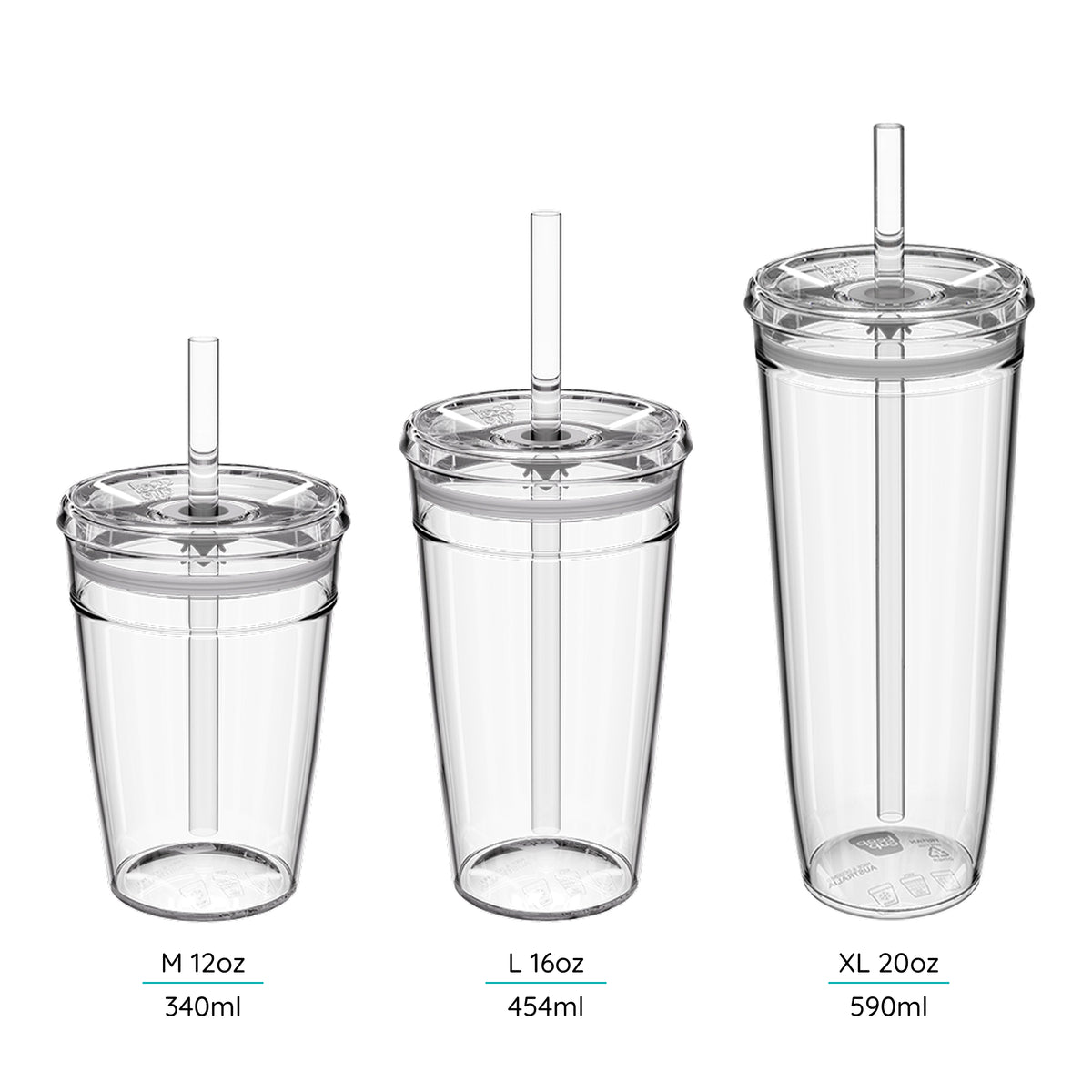 KeepCup Original Clear Cold Cup | Iced Coffee Cup AU