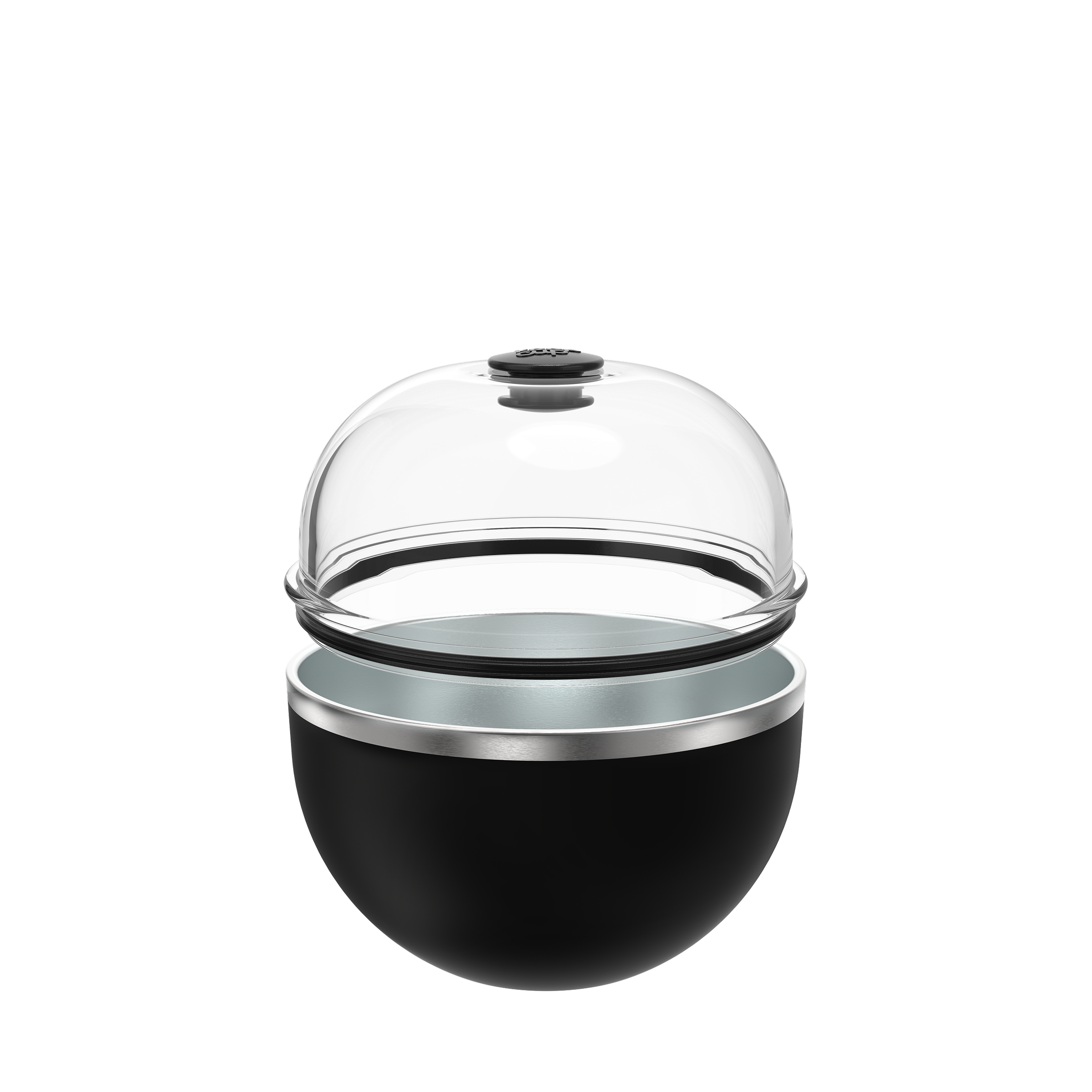 Go Bowl Luxe - Dome Lid | Black