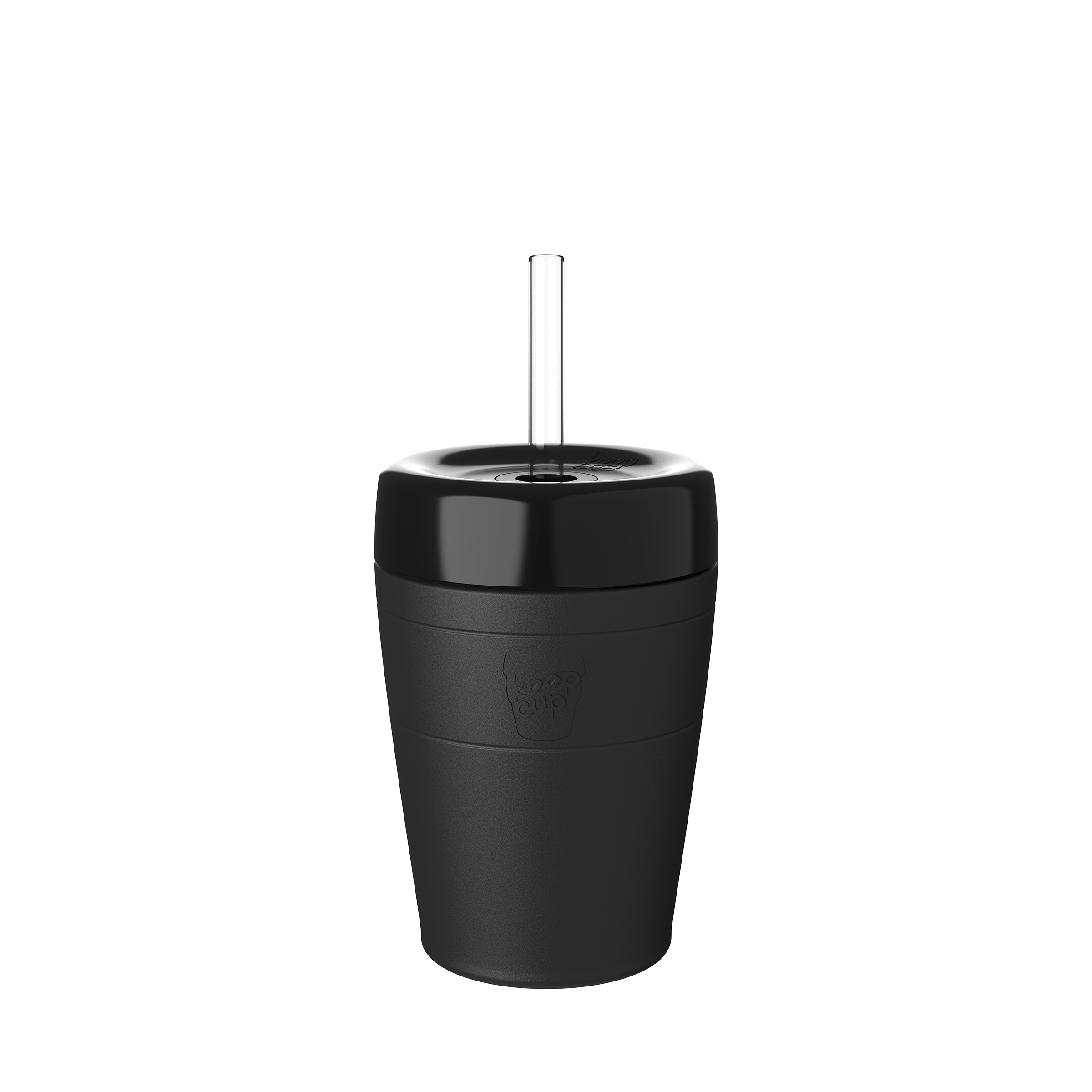 KeepCup Commuter Cold Cup M 12oz Black | Insulated Straw Cup AU