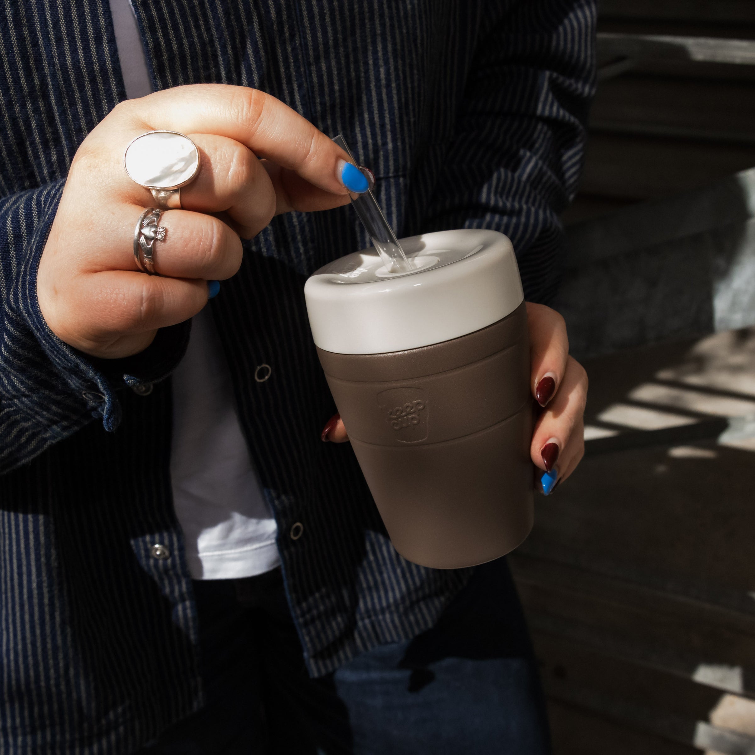 Helix Cold Cup - M 12oz | Chocolate