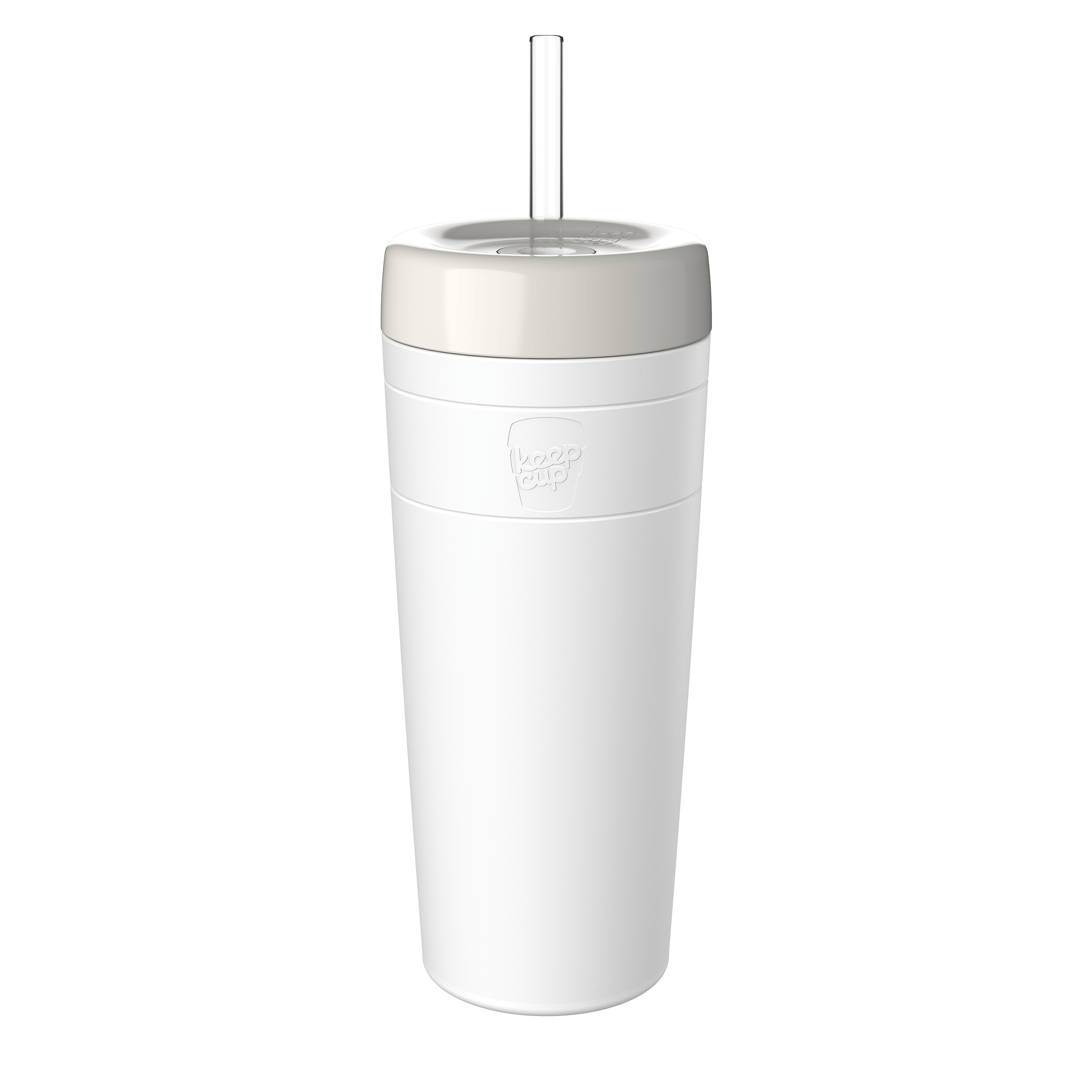 KeepCup Commuter Cold Cup XL 20oz Bone White | XL Iced Coffee Cup