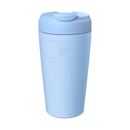Orchid Commuter travel mug with a lid on a transparent background