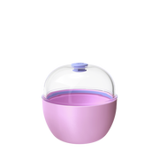 KeepCup Go Bowl Original M 550ml in Lilac, featuring a lilac base bowl with transparent domed lid and maeve vent button, shown against a white background.