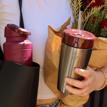 Commuter Insulated Cold Cup - 16oz | Nitro Mulberry