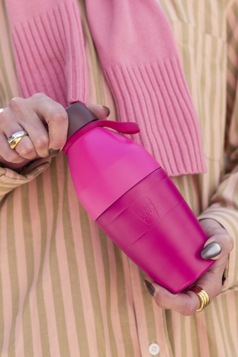 KeepCup Helix Bottle 12oz Lilac and Grenache